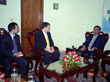 Warren and Peter Eredics of Techniscope meet with Dr. Mok Mareth, Minister of Environment, Cambodia.